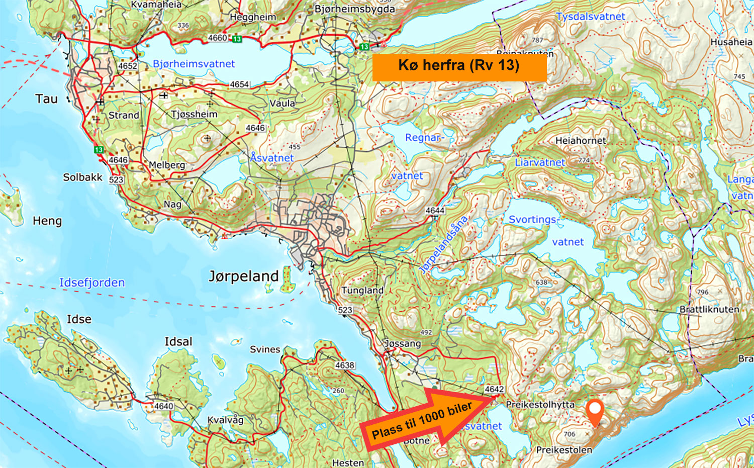 preikestolen kart