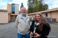 Asbjørn E. Fægri og Kari Torgersen synes det er vemodig å forlate dette funksjonelle huset (Foto: Jan Arne Dammen)