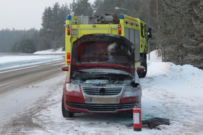 Bilbrann ved Hensmoen