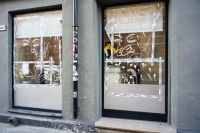 Slik ser åstedet ut onsdag morgen.