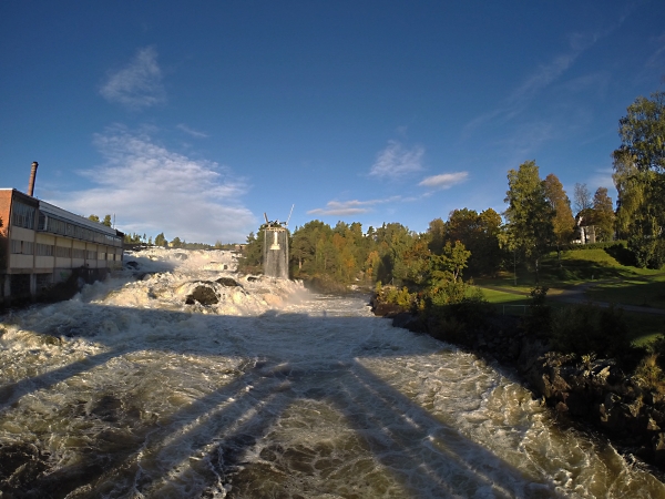 Fossen avtar i størrelse