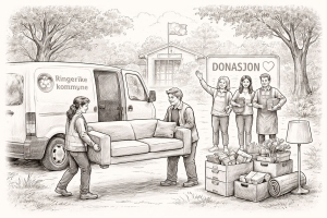 Gir nytt liv til brukte møbler – Ringerike kommune vil donere til frivilligheten