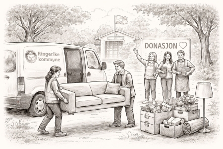 Gir nytt liv til brukte møbler – Ringerike kommune vil donere til frivilligheten