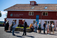 Glasslåven kunstsenter på Granavollen, Gran, feirer i år 5-årsjubileum. 